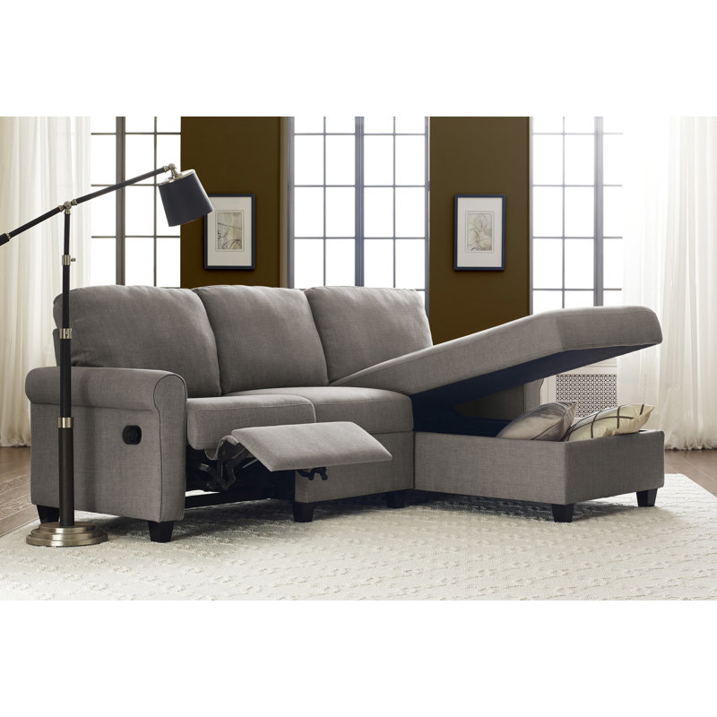 Serta at Home Serta Copenhagen Reclining Sectional Sofa with Storage